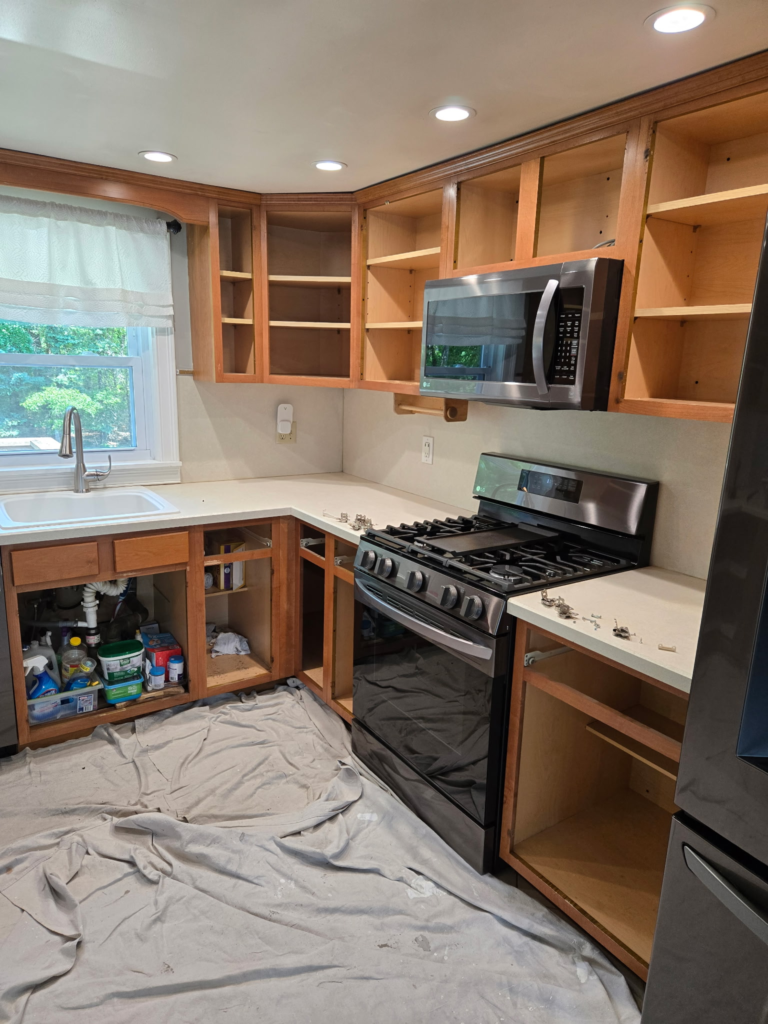 gallery photo 2 - refinishing cabinets - carpentry